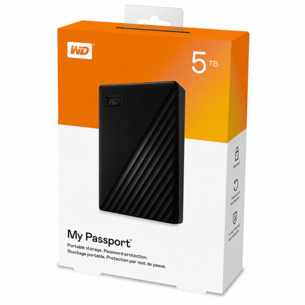 هارد اکسترنال Western Digitalمدل mypassport 5tb